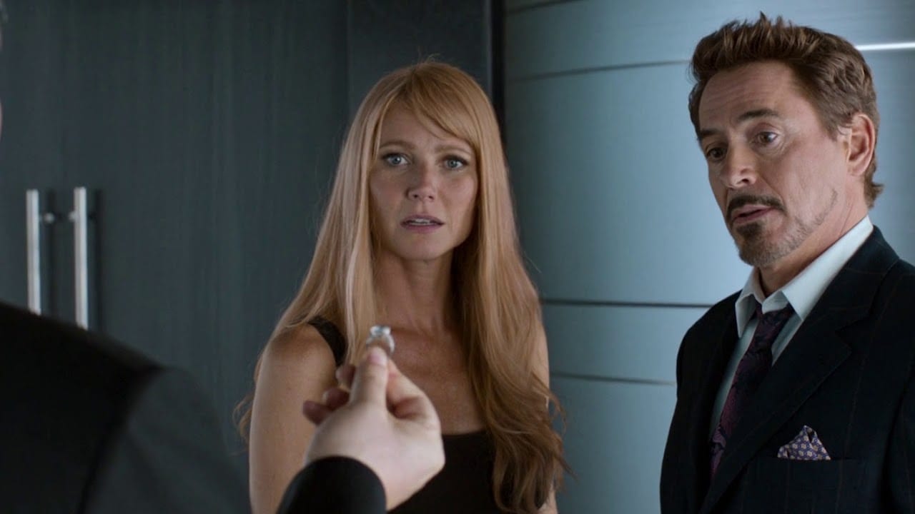 pepper potts gwyneth paltrow tony stark ring happy